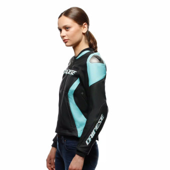 Dainese Racing 5 Leather Woman Black Water