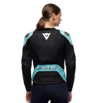 Dainese Racing 5 Leather Woman Black Water