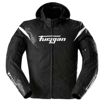 Motorradjacke Furygan Shard Black White