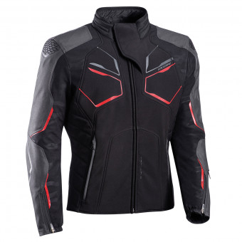 Motorradjacke Ixon Cell Black Grey Red