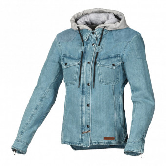 Motorradjacke Macna Inland Ladies Light Blue