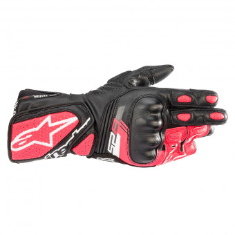 Motorradhandschuhe Alpinestars Stella SP-8 V3 Black White Diva Pink