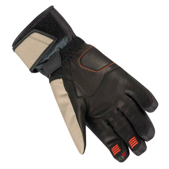 Bering Lady Siberia Beige Grey Orange Gloves