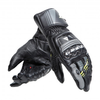 Motorradhandschuhe Dainese Druid 4 Black Charcoal Grey Yellow Fluo