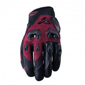 Motorradhandschuhe Five Stunt Evo Woman Burgundy