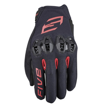 Motorradhandschuhe Five Tricks Black Red