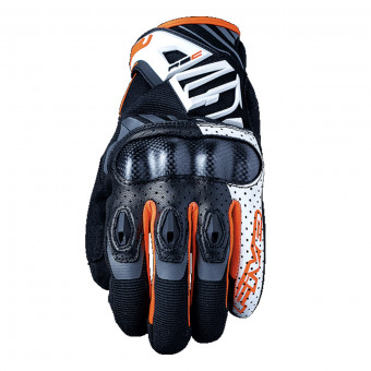 Motorradhandschuhe Five RS-C White Orange