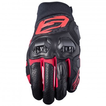 Motorradhandschuhe Five SF3 Black Red