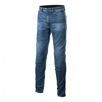 Motorradjeans Alpinestars Argon Slim Fit Denim Mid Blue