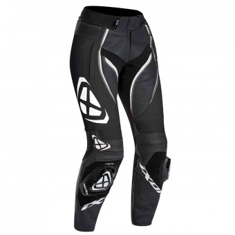 Motorradhose Ixon Vortex Lady Pant Black White